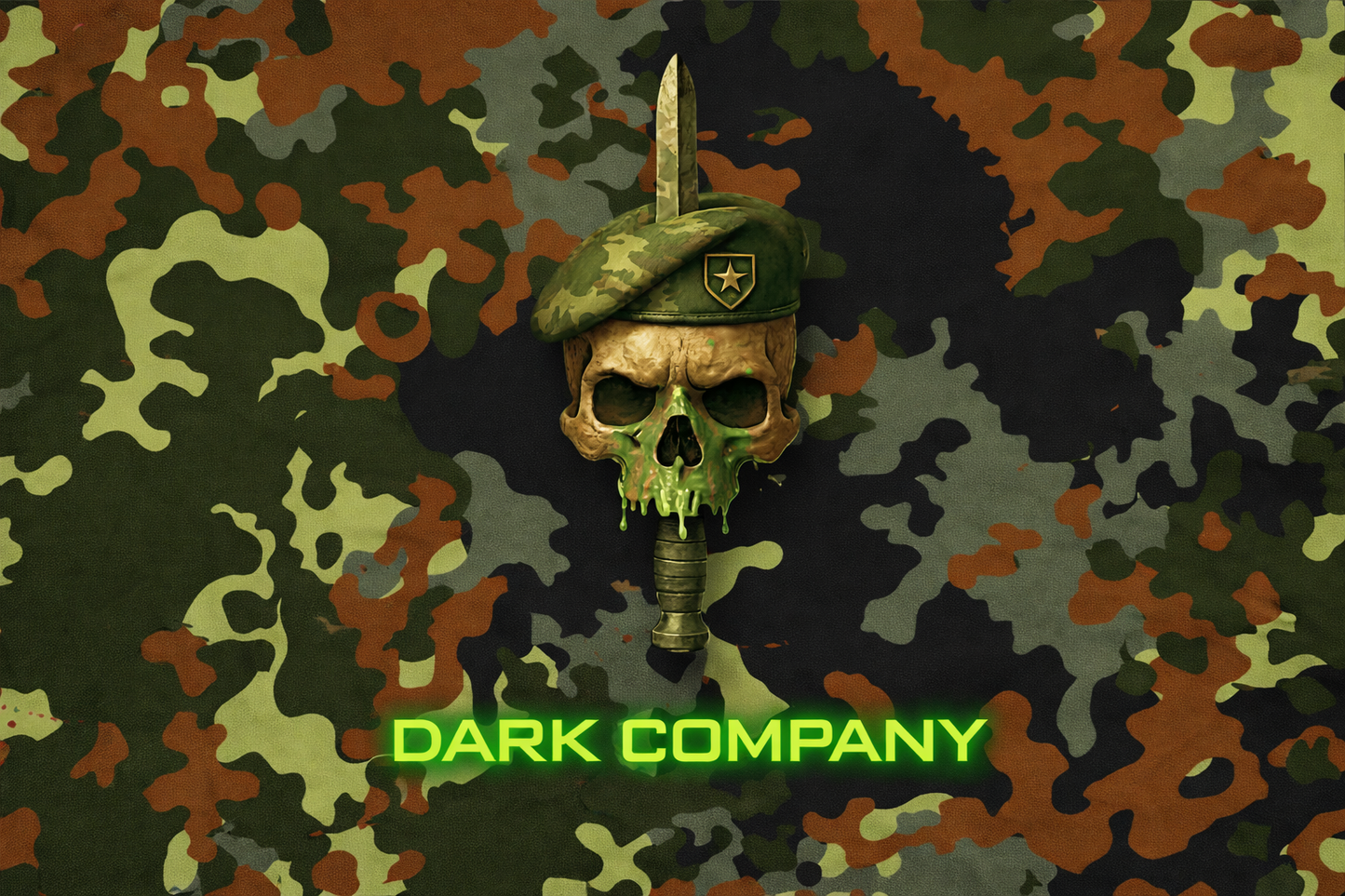 Flecktarn Dark Company War Flag