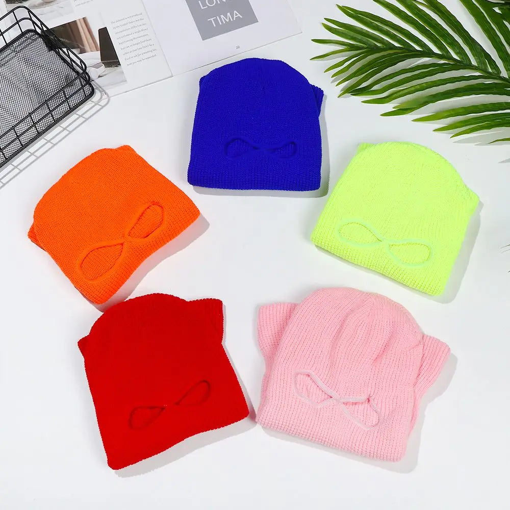Women Men Motorbike Motorcycle Helmet Balaclava Hood Hat Winter Knit Cap Ski Hat