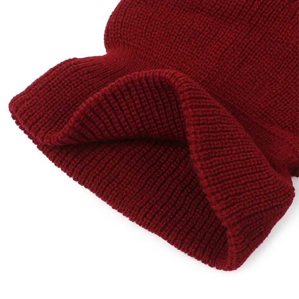 Women Men Motorbike Motorcycle Helmet Balaclava Hood Hat Winter Knit Cap Ski Hat