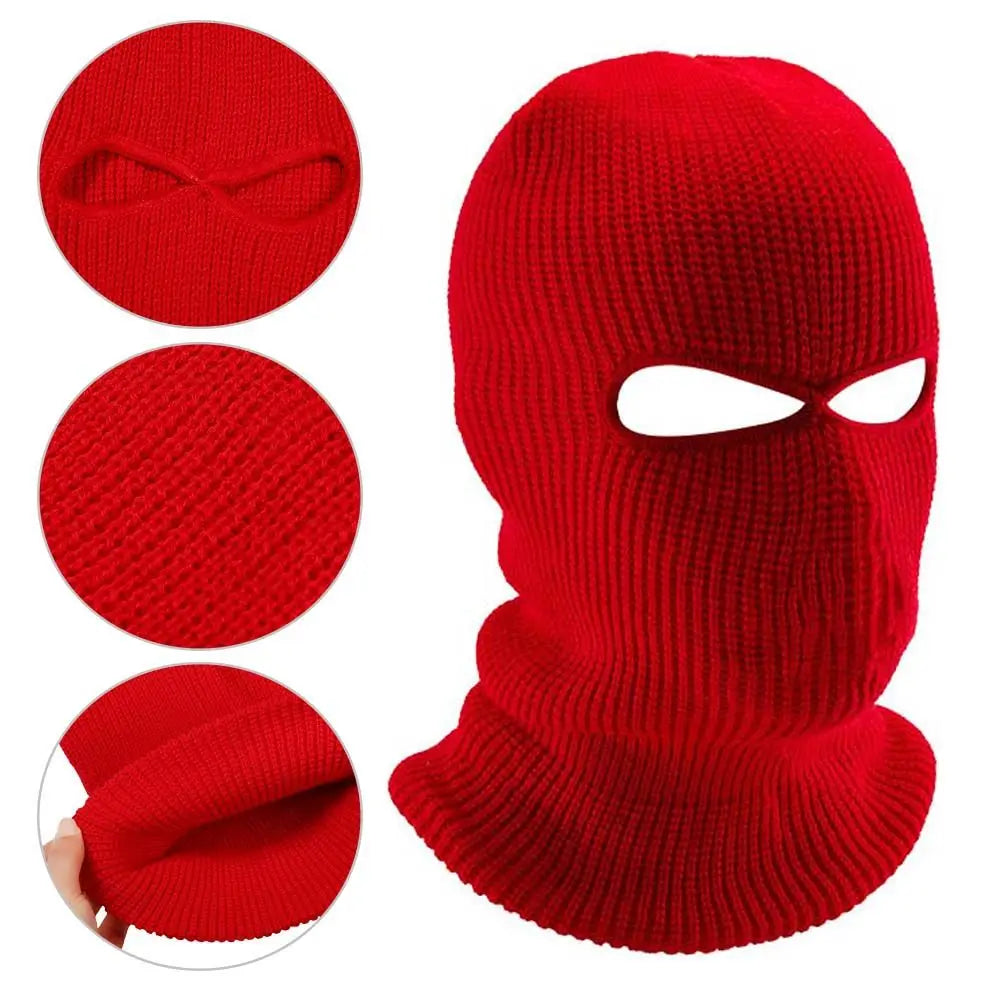 Women Men Motorbike Motorcycle Helmet Balaclava Hood Hat Winter Knit Cap Ski Hat