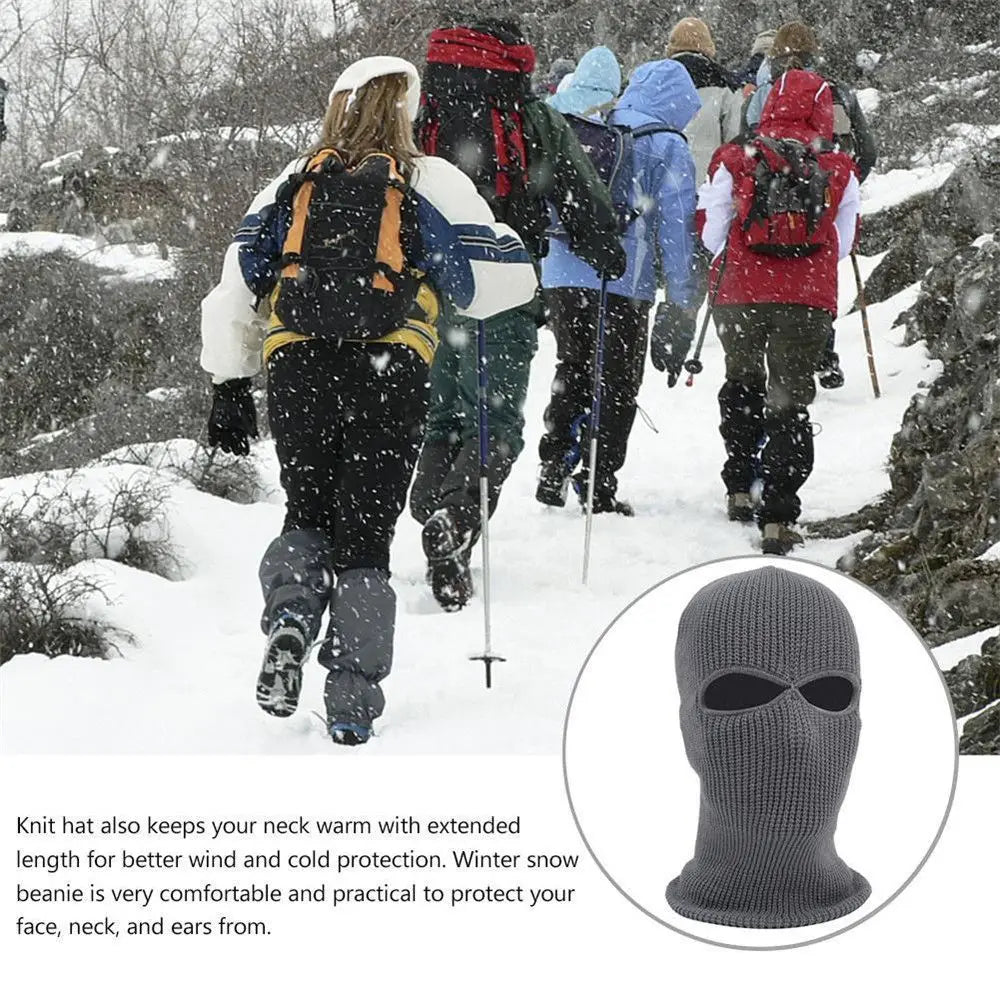 Warm Soft Motorbike Motorcycle Helmet Balaclava Hood Winter Knit Cap Hat Ski Hat