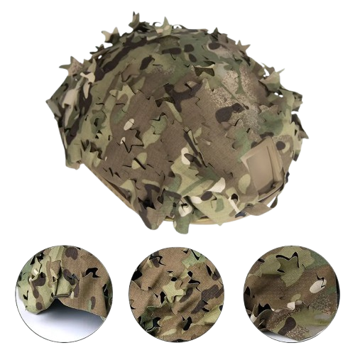 Helmet Camouflage Cover Leaves