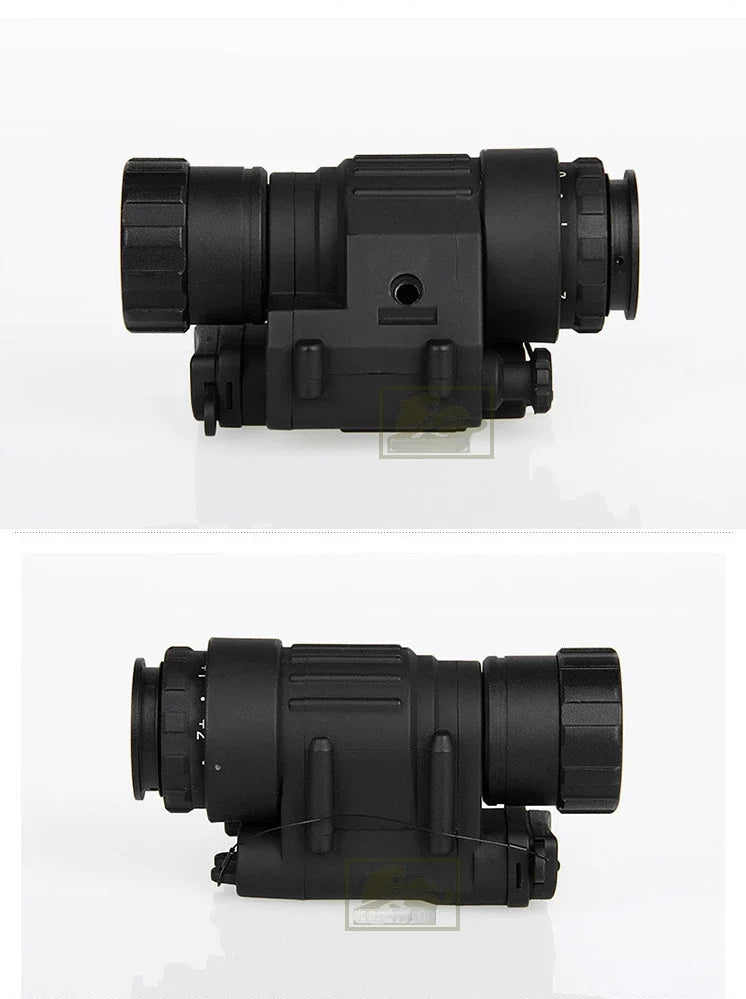 PVS-14 Head Mounted Built-in IR Illumination Patrol Hunting Infrared Night Vision, 2x28 Tactical Digital Monocular for Helmet