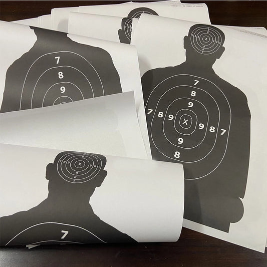 Archery Target Paper black Silhouette Human Body Shape Darts Catapult Outdoor Sport Practice Shooting Hunting Training parts