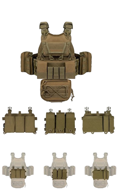 Modular Camouflage Plate Carrier System