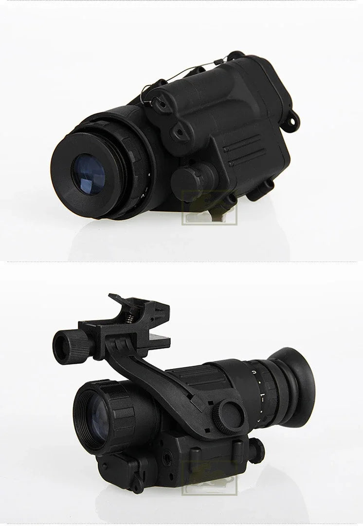 PVS-14 Head Mounted Built-in IR Illumination Patrol Hunting Infrared Night Vision, 2x28 Tactical Digital Monocular for Helmet