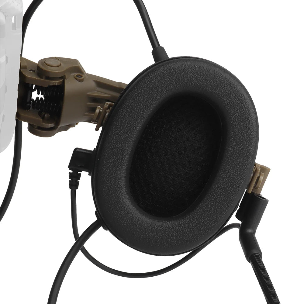 Tactical helmet earphones Active shooter earmuffs Helmet earmuffs Electronic hearing protection communication earphones