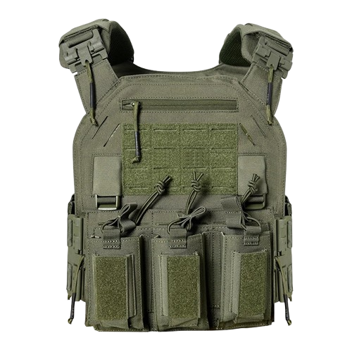Laser-Cut MOLLE Quick-Release Tactical Plate Carrier