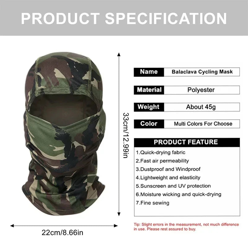 Tactical Camouflage Balaclava