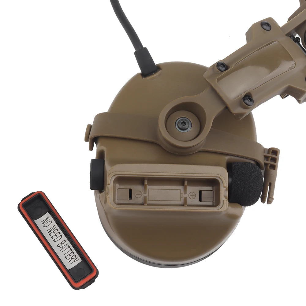 Tactical helmet earphones Active shooter earmuffs Helmet earmuffs Electronic hearing protection communication earphones
