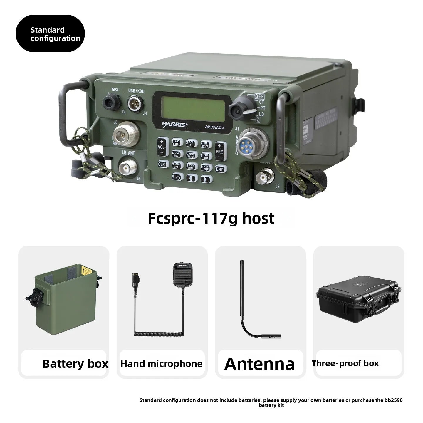 FCS PRC117G all-metal functional version, carrying radio car high power