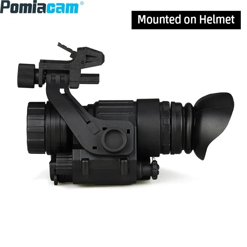 PVS-14 Head Mounted Built-in IR Illumination Patrol Hunting Infrared Night Vision, 2x28 Tactical Digital Monocular for Helmet