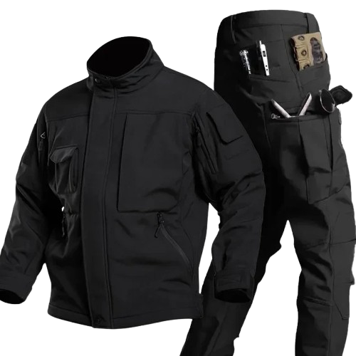 Black Tactical Combat Set