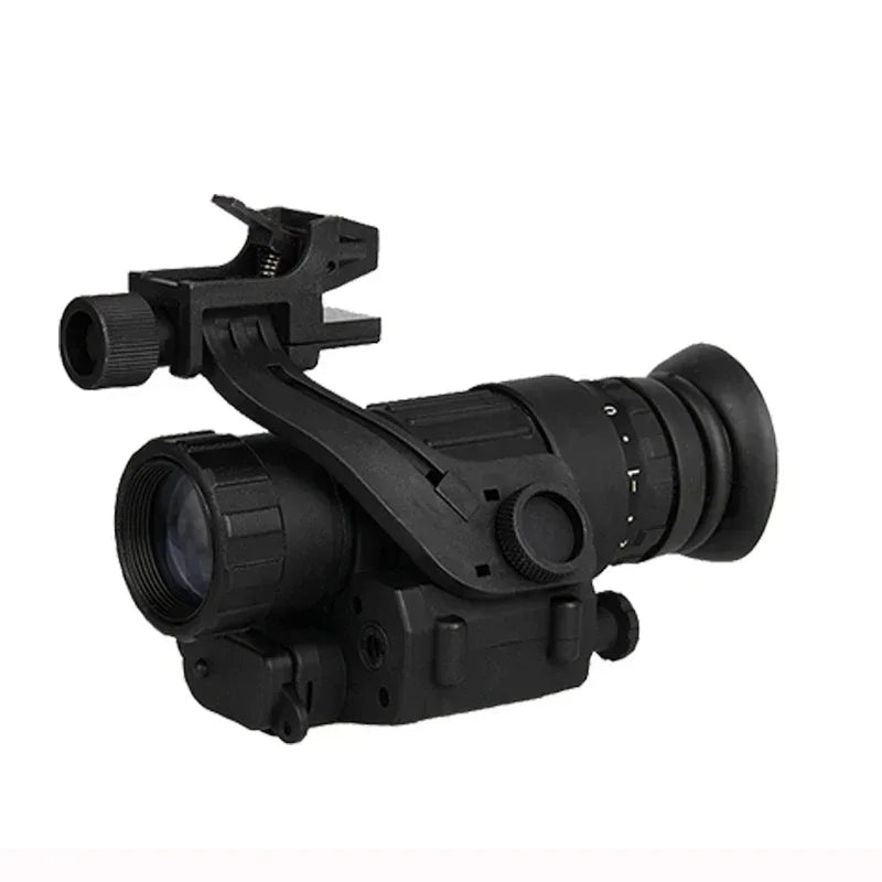 PVS-14 Head Mounted Built-in IR Illumination Patrol Hunting Infrared Night Vision, 2x28 Tactical Digital Monocular for Helmet
