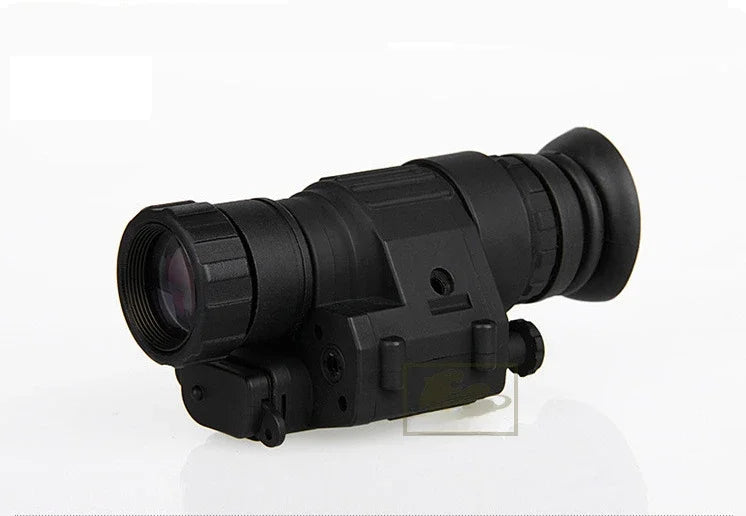 PVS-14 Head Mounted Built-in IR Illumination Patrol Hunting Infrared Night Vision, 2x28 Tactical Digital Monocular for Helmet