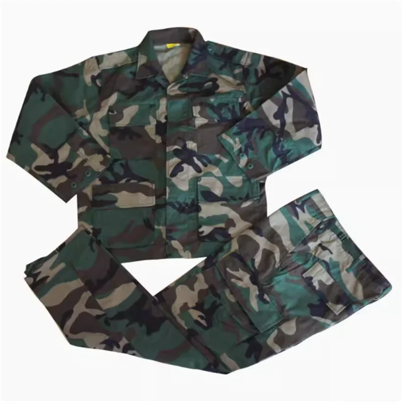 Military Uniform Tactical BDU Combat Hunting Airsoft Paintball Camouflage Clothing M81 WOODLAND Jacket + Pants Ghillie Suit