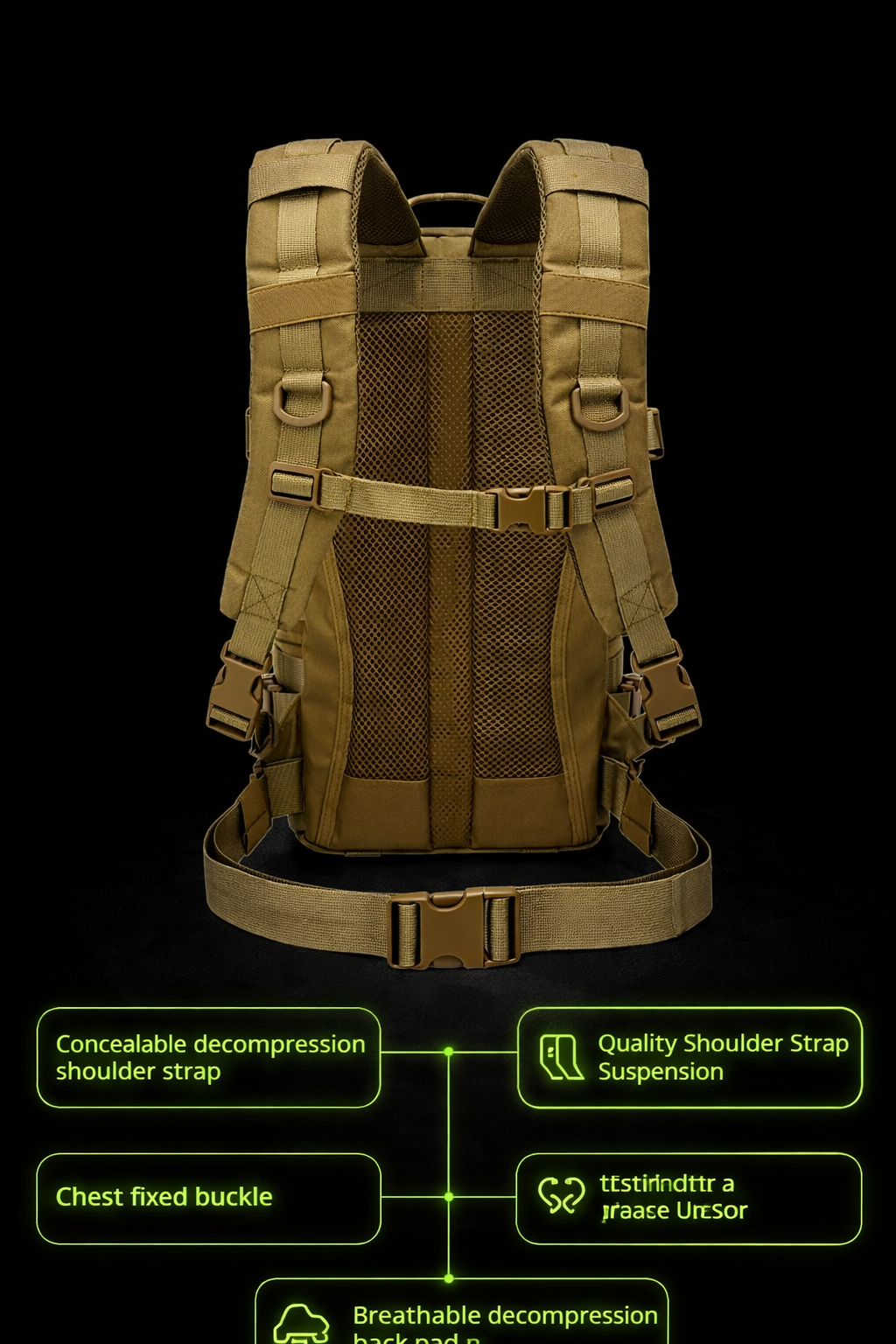 Waterproof Mountaineering Tactical Backpack