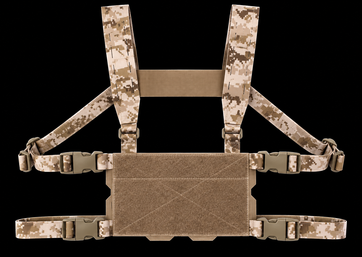 GHOSTFRAME™ Low-Profile Modular Chest Rig Harness