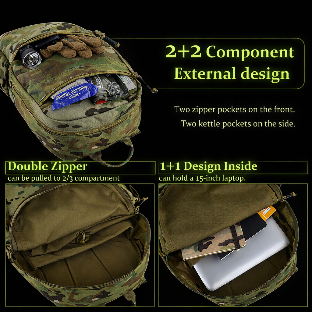 Tactical Expedition & EDC Backpack – Premium Military-Grade Carry Pack