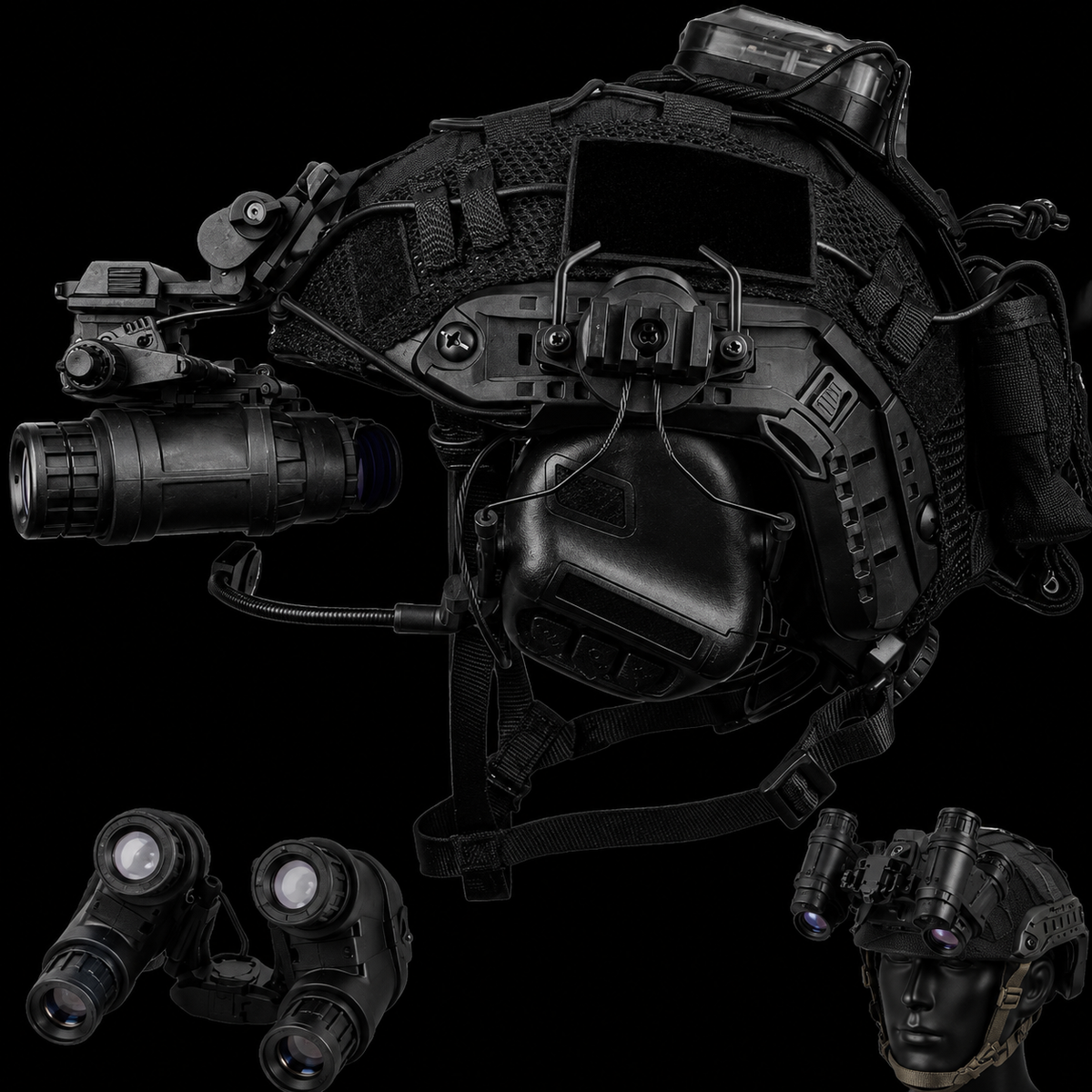NIGHTRAID™ Operator Elite Tactical Helmet Set