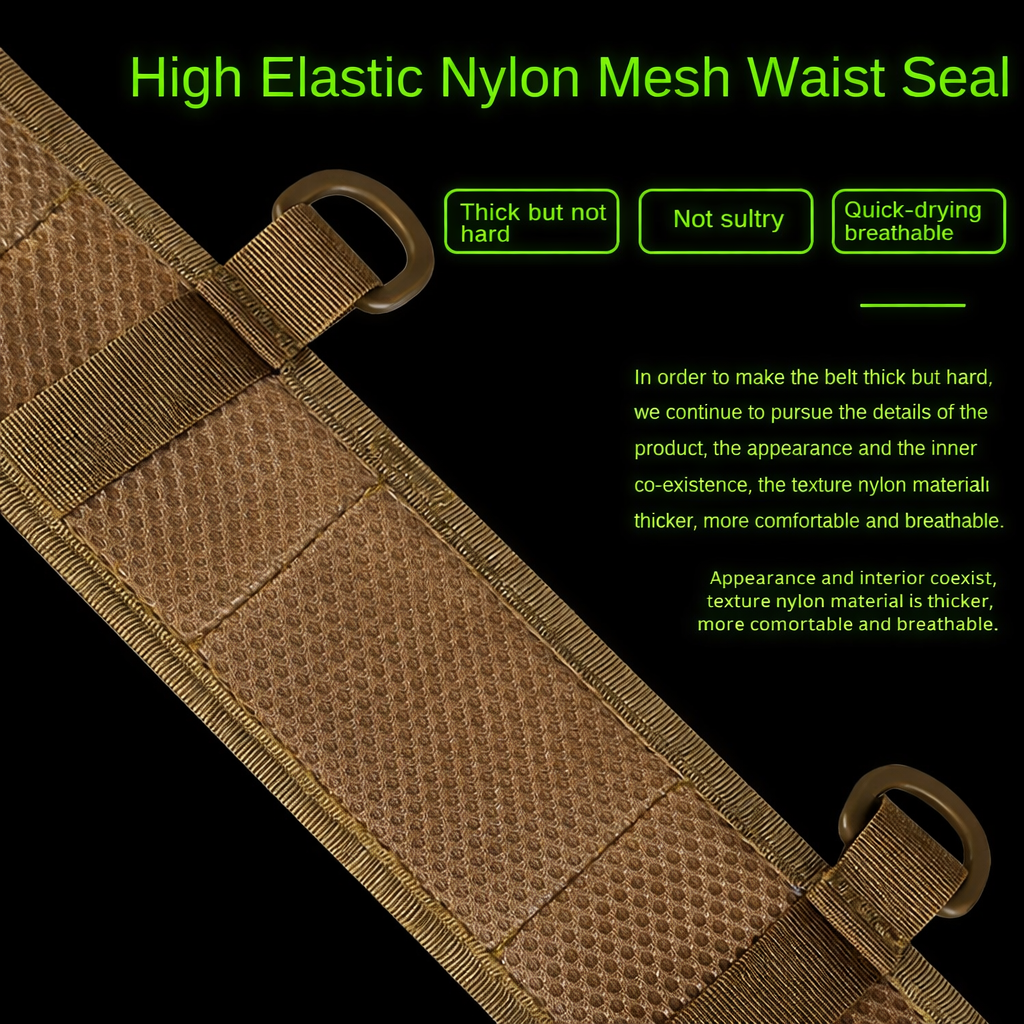 Multi-Functional Tactical Duty Belt - Nylon MOLLE System