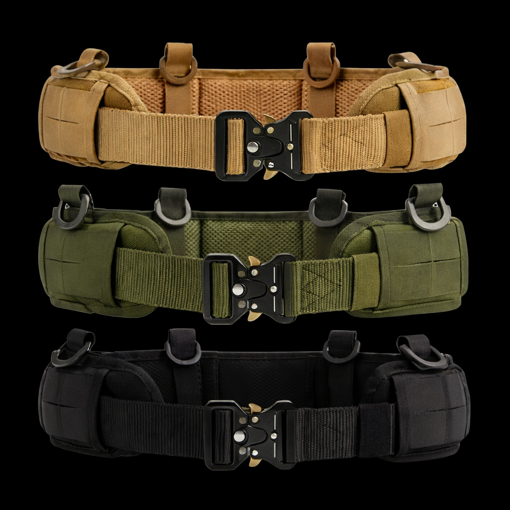 Multi-Functional Tactical Duty Belt - Nylon MOLLE System