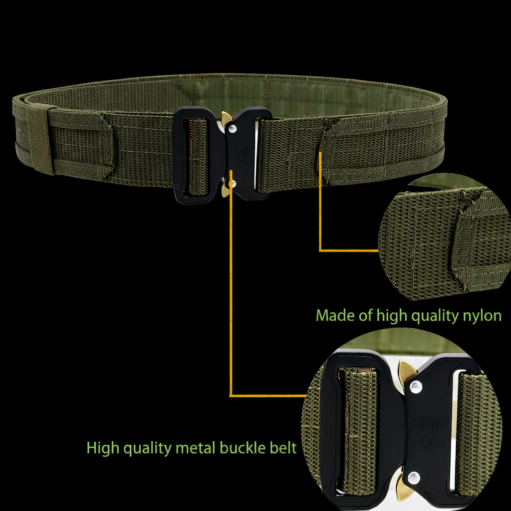 Two-in-One Quick Release Tactical Belt