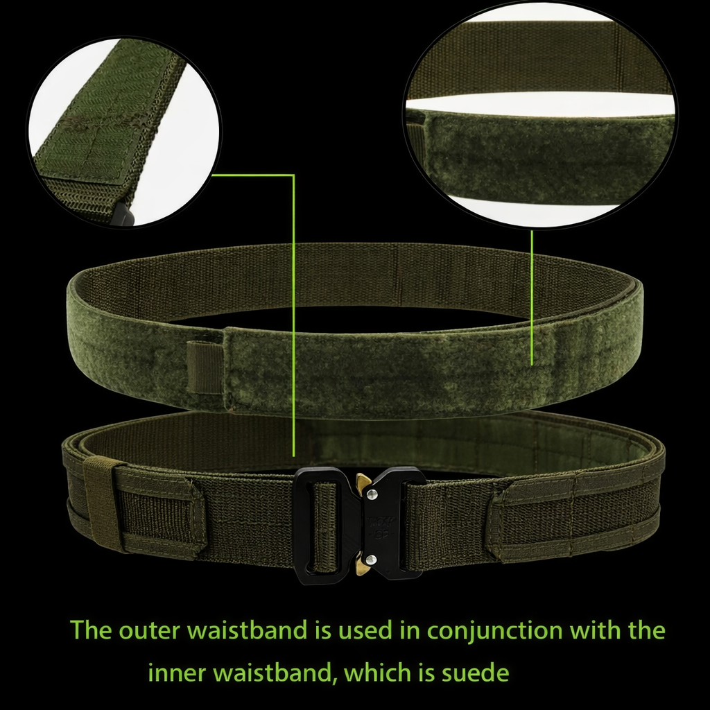 Two-in-One Quick Release Tactical Belt