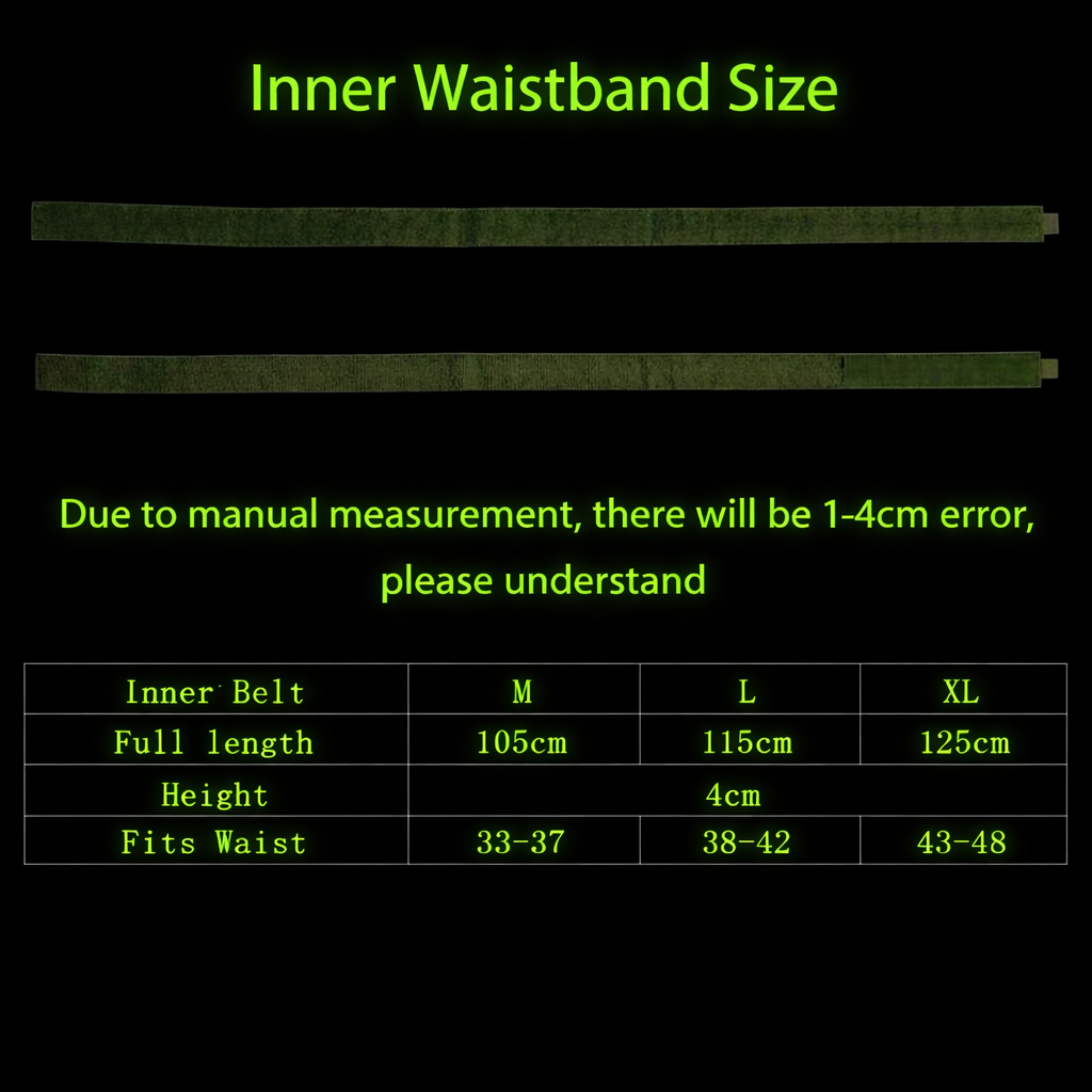 Two-in-One Quick Release Tactical Belt
