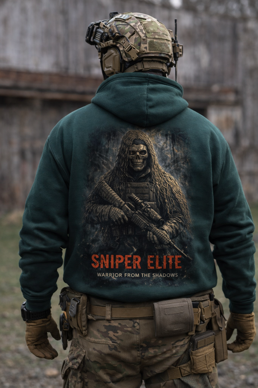 "Sniper Elite" DC Tactical Hoodie Dark Green