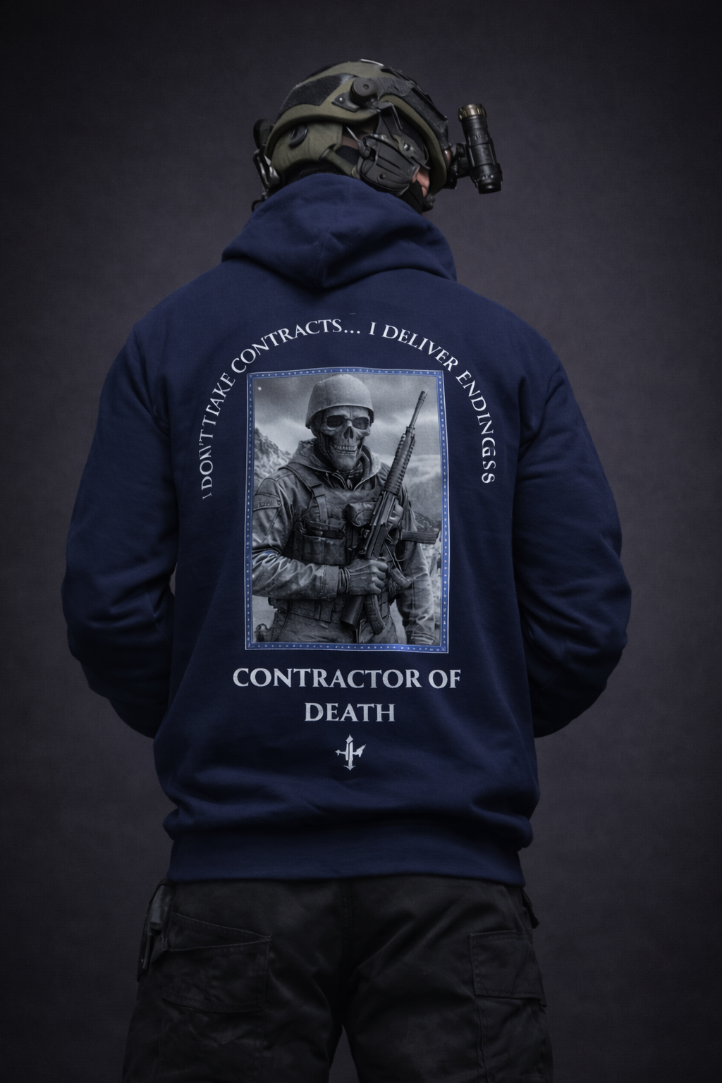 "Contractor Of Death" DC Tactical Hoodie