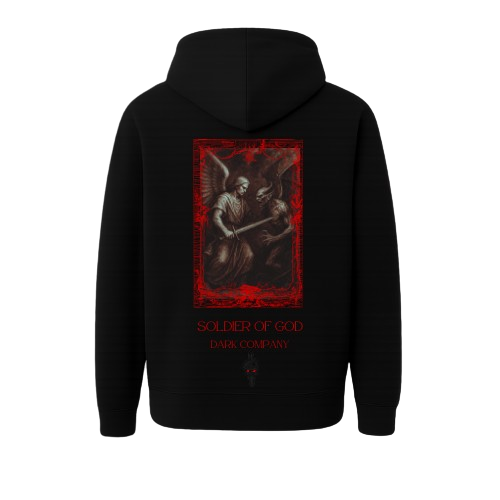 Black Hoodie with Green