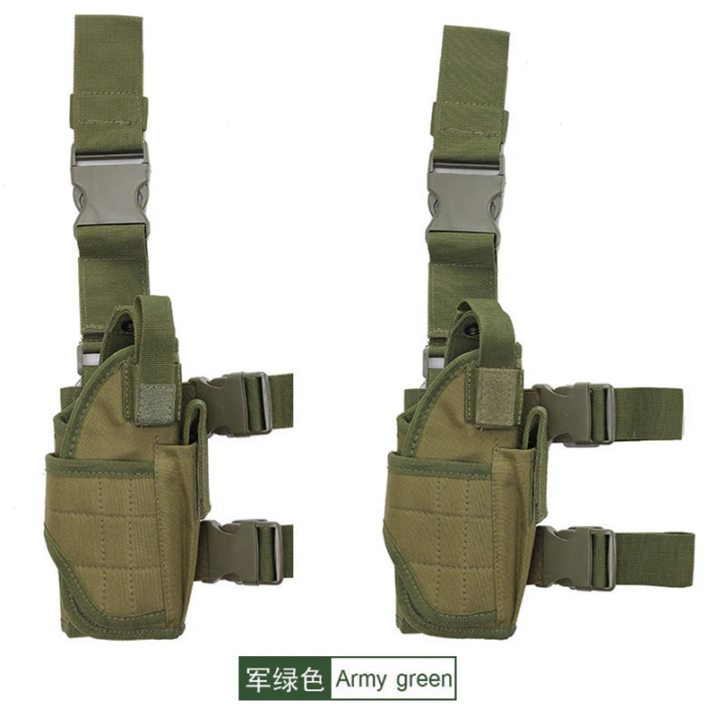 Universal Pistol Gun Leg Holster Tactical Hunting Shooting Gun Quick Drop Holster Glock Gun Carry Case