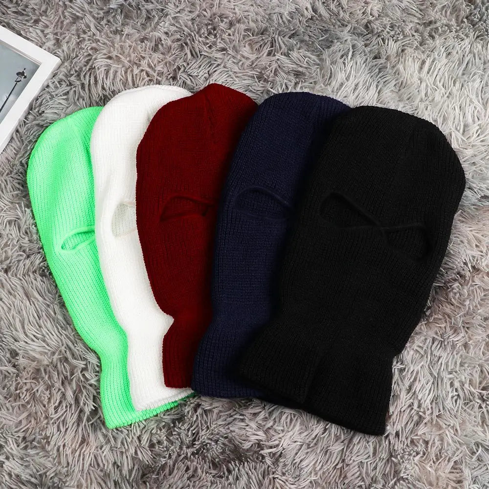 Women Men Motorbike Motorcycle Helmet Balaclava Hood  Hat Winter Knit Cap Ski Hat