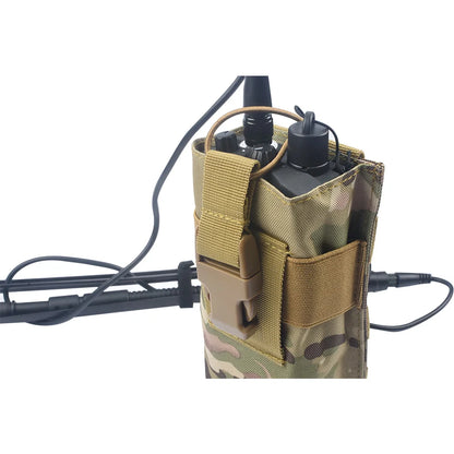 WADSN Tactical AN/PRC-152 Dummy Radio Case Hunting Wargame Outdoor Prc 152 VRC-110 Talkie Walkie Model with Raido Pouch Bag