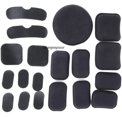 Outdoor Hunting Helmet Sponge Pad Tactical Fast Helmet 19 PCS  Pads Shooting Helmets Comfortable Soft Cushion Pads Set