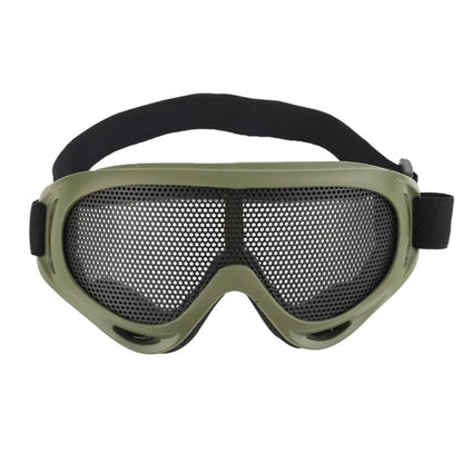 Outdoors Hunting Airsoft Net Tactical Shock Resistance Eyes Protecting Outdoor Sports Metal Mesh Glasses Goggle Outdoor Tools