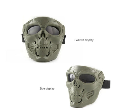 Tactical Paintball Skull Masks Outdoor Hunting Shooting Training Mask Military Full Face Safety Airsoft Combat Cs Wargame Masks