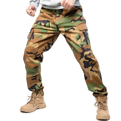 Mege Brand Tactical Jogger Pants Men streetwear Camouflage Cargo Pants Work Trousers Urban Casual Pants