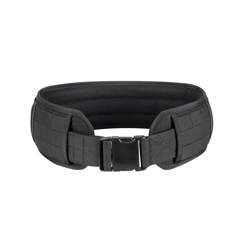Tactical Battle Belt Adjustable Airsoft Waist Belt Quick Release Buckle Outdoor Hunting Paintball Padded Thickened Widened Waist
