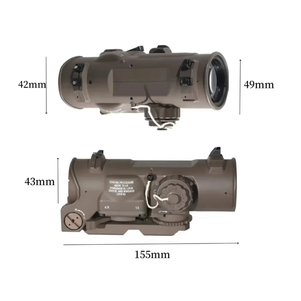 VANGUARD 1–4× Tactical Combat Scope
