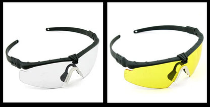 Impact Protection Tactical Goggles, High Protection, PC Lenses, Skiing, Mountaineering, Cycling, Shooting Training