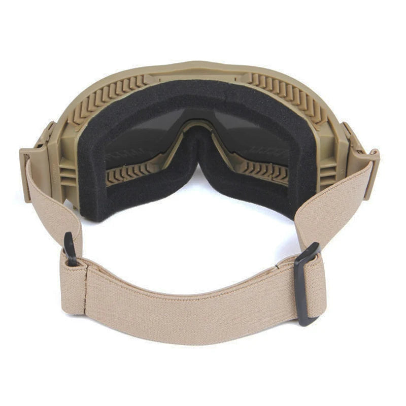 Airsoft CS Combat Sport Glasses Outdoor Hunting Shooting Safety Goggles Windproof Tactical Glasses 3 Lens