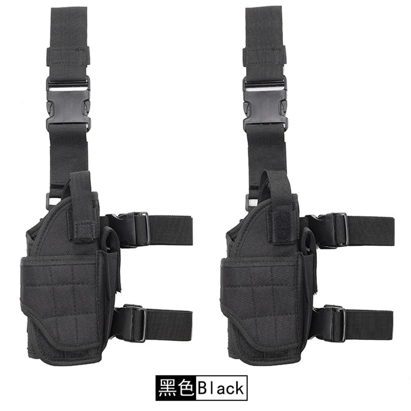 Universal Pistol Gun Leg Holster Tactical Hunting Shooting Gun Quick Drop Holster Glock Gun Carry Case