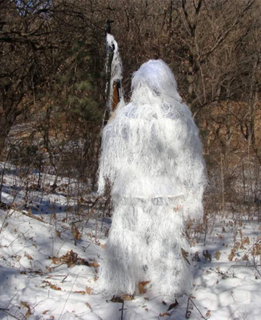 Winter White Ghillie Suit