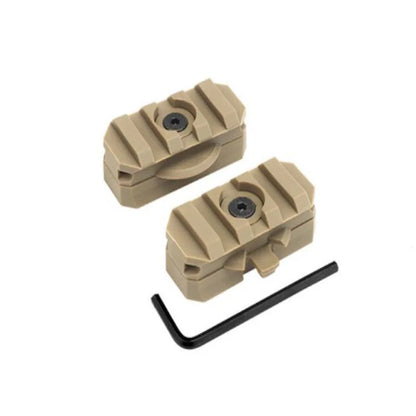 Tactical Picatinny Mount Adapter for ARC Rail Equipped ACH / Fast / MICH Helmet Adjustable 360 Degrees ARC Guide Rotation