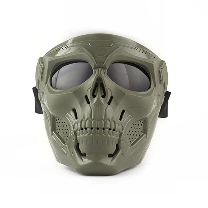 Tactical Paintball Skull Masks Outdoor Hunting Shooting Training Mask Military Full Face Safety Airsoft Combat Cs Wargame Masks