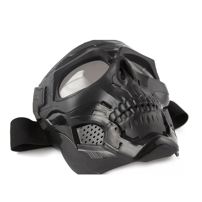 Tactical Paintball Skull Masks Outdoor Hunting Shooting Training Mask Military Full Face Safety Airsoft Combat Cs Wargame Masks