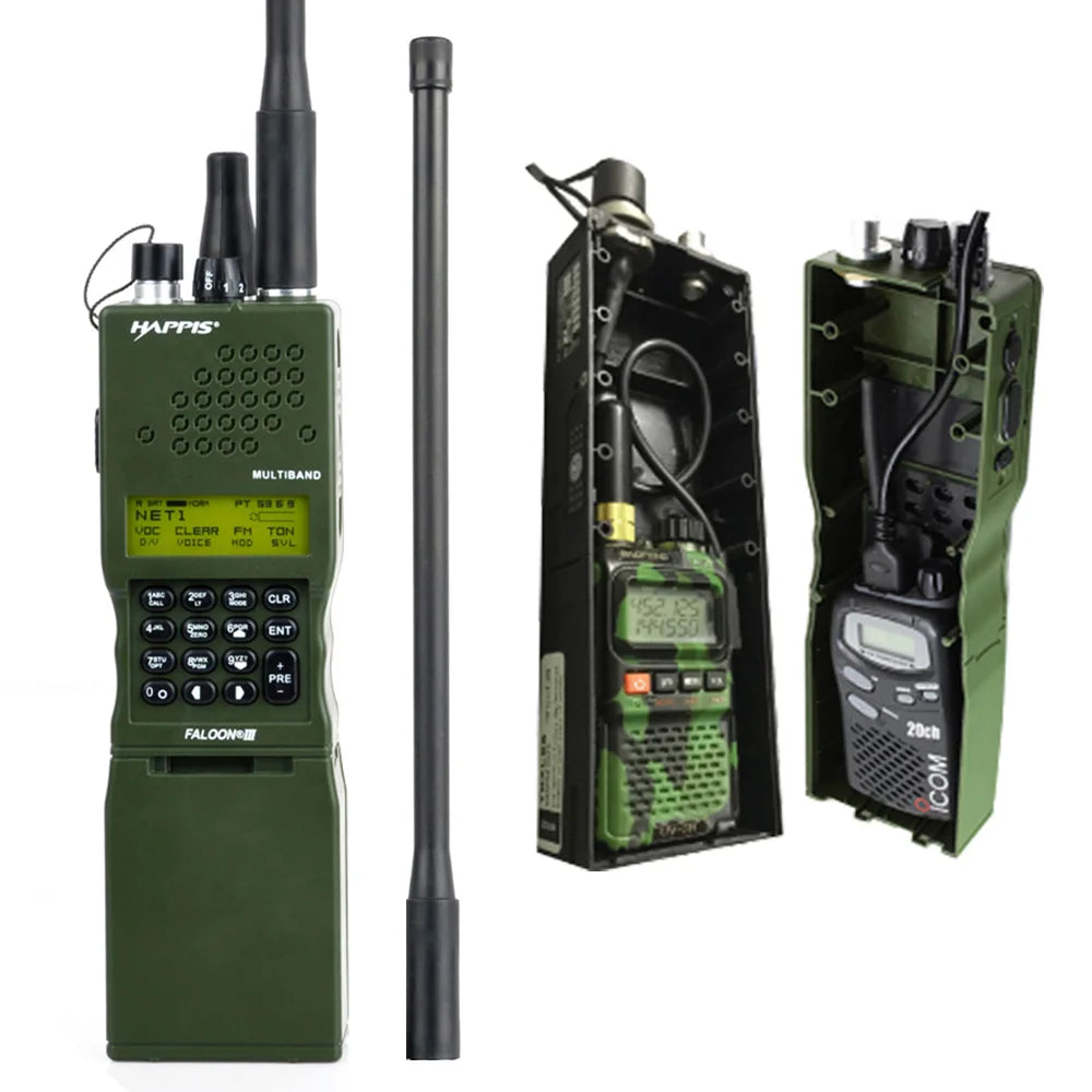 WADSN Tactical AN/PRC-152 Dummy Radio Case Hunting Wargame Outdoor Prc 152 VRC-110 Talkie Walkie Model with Raido Pouch Bag