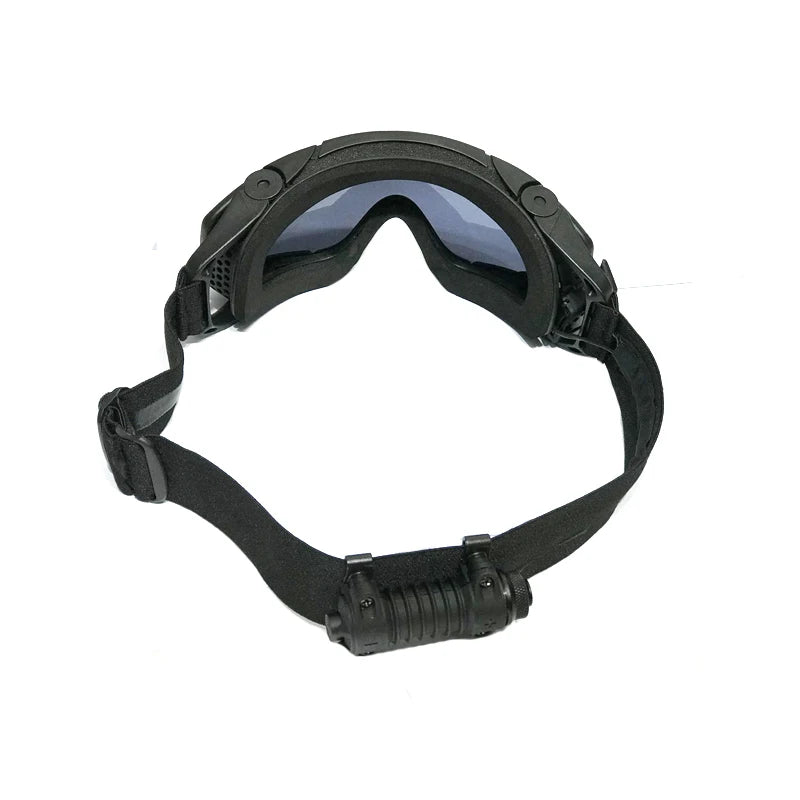 TAK YIYING Tactical Ballistic Anti-fog Goggles with Fan Anti-dust Outdoor Airsoft Paintball Helmet Goggles